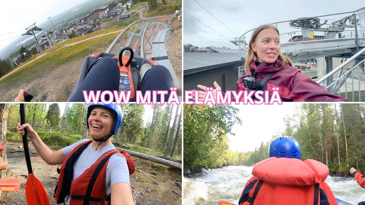 RUKA COASTER & KOSKENLASKUA OULANGALLA