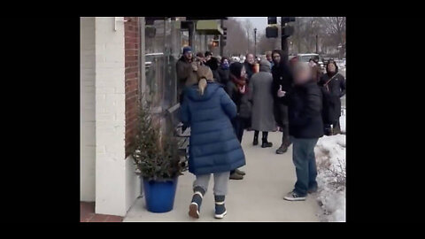 Leftist harass white males in Minneapolis, accusing them of being ICE