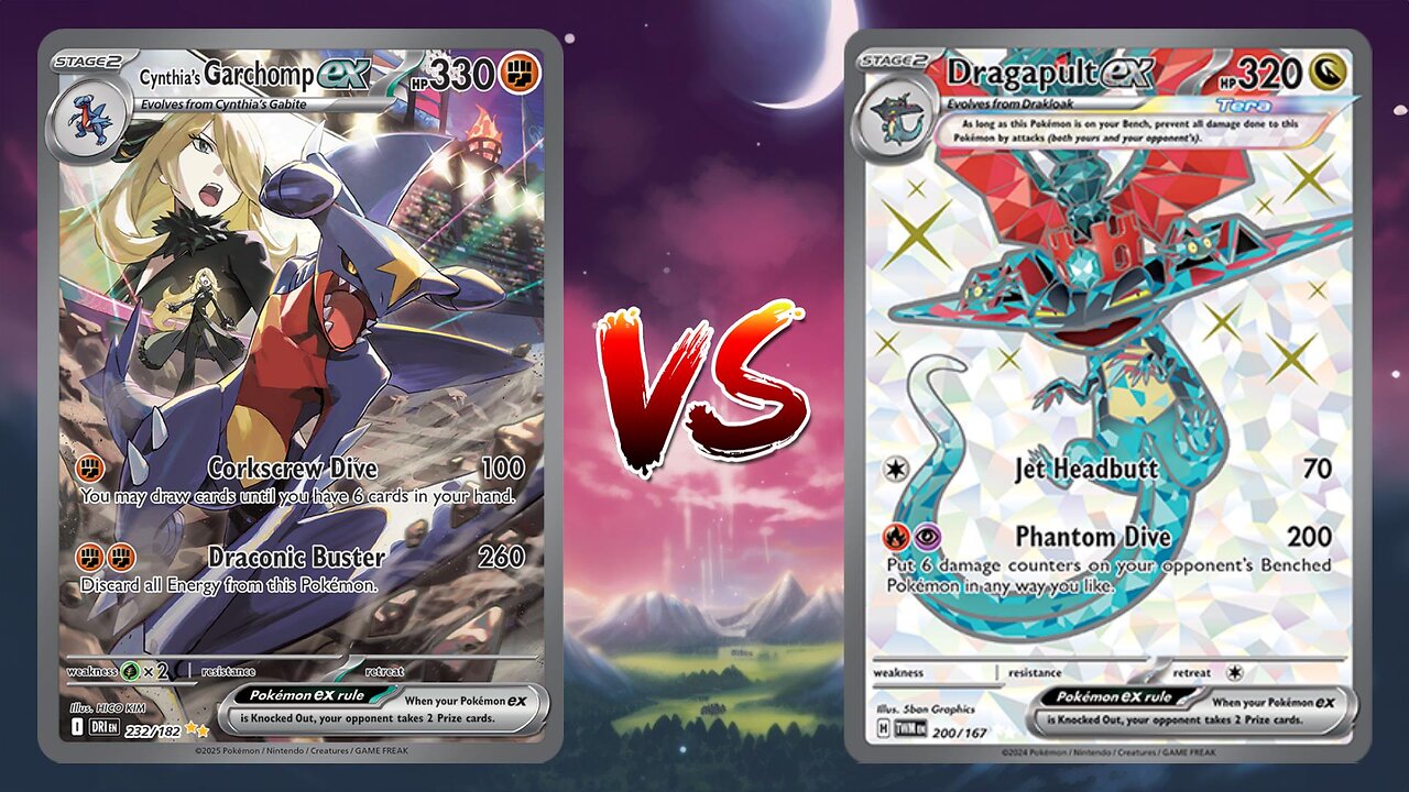 Pokemon TCG Live Cynthia's Garchomp EX Roserade VS Dragapult EX Charizard EX!!