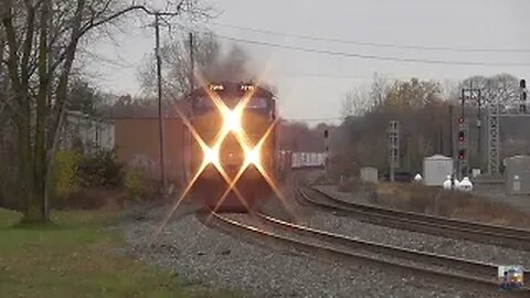 CSX Trains from Berea, Ohio November 16, 2024 Part 1