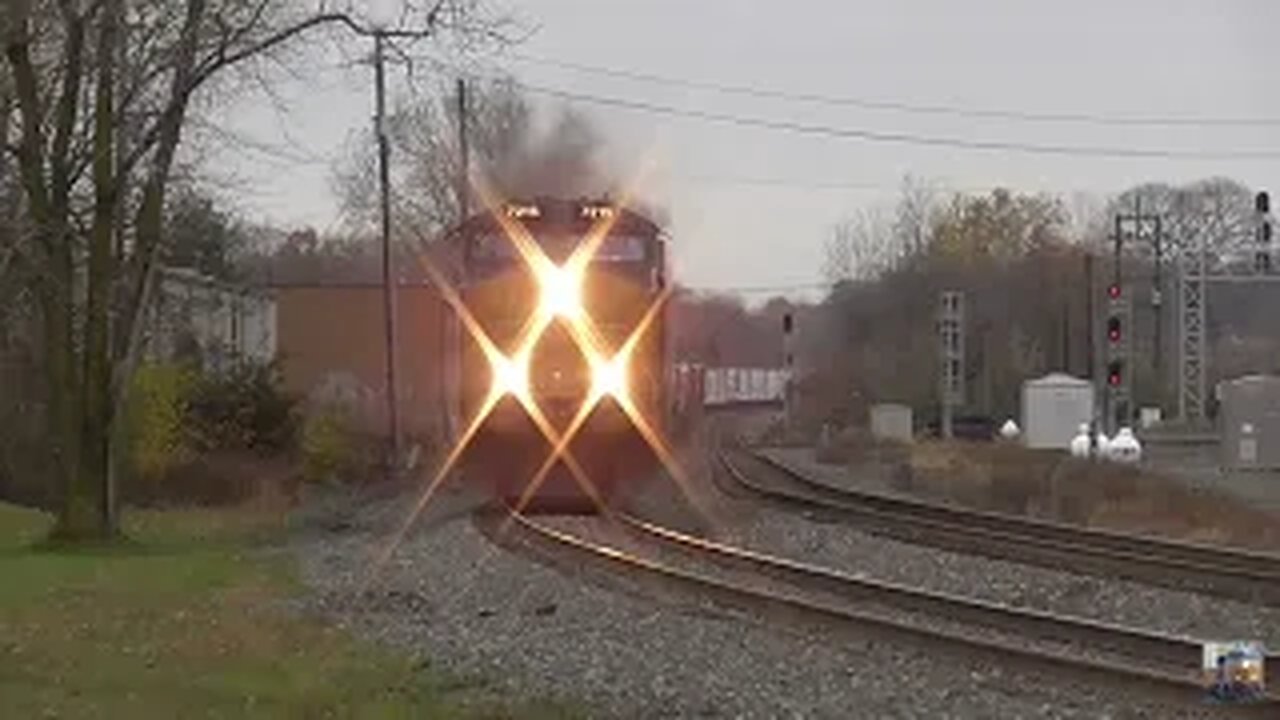 CSX Trains from Berea, Ohio November 16, 2024 Part 1