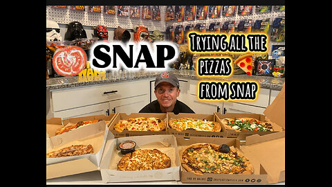 Trying Every Pizza From. Snap Custom Pizza