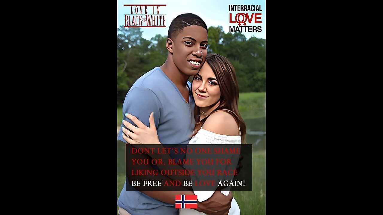 BLACKMAN DON'T NEVER GIVE UP FOR LIKING OUTSIDE YOUR RACE IS THE FUTURE #INTERRACIALLOVERMATTERS!!!!