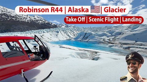 Flying 🚁 Where the Roads Don’t Go – Glacier Adventure in a Robinson R44 Helicopter - Part 1