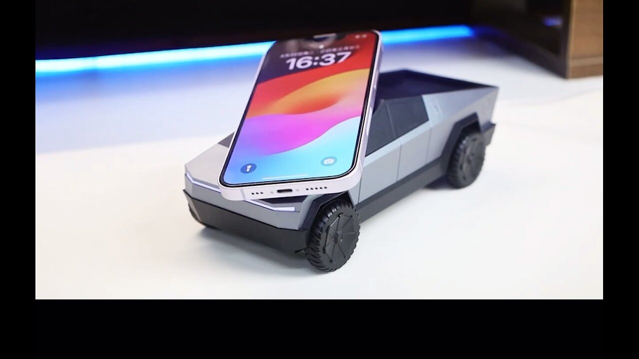 Multifunctional car-shaped wireless charger