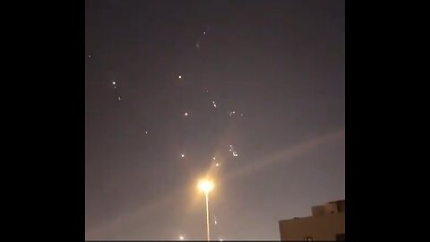 Iran fires missiles at an American base in Doha Qatar