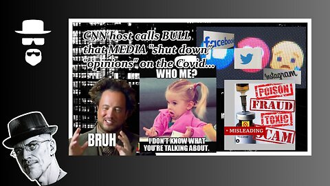 MEDIA SAYS "NOT ME" IN SHUTDOWN OF COVID TALK...WTF???