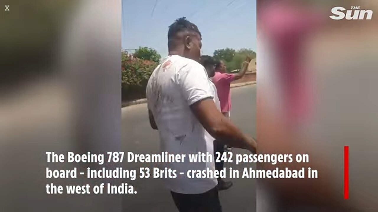 Brit survivor WALKS AWAY unscathed from Air India plane crash after jumping from flaming jet