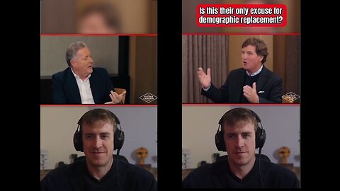 Piers Morgan tell Tucker what's Good about the Great Replacememt?