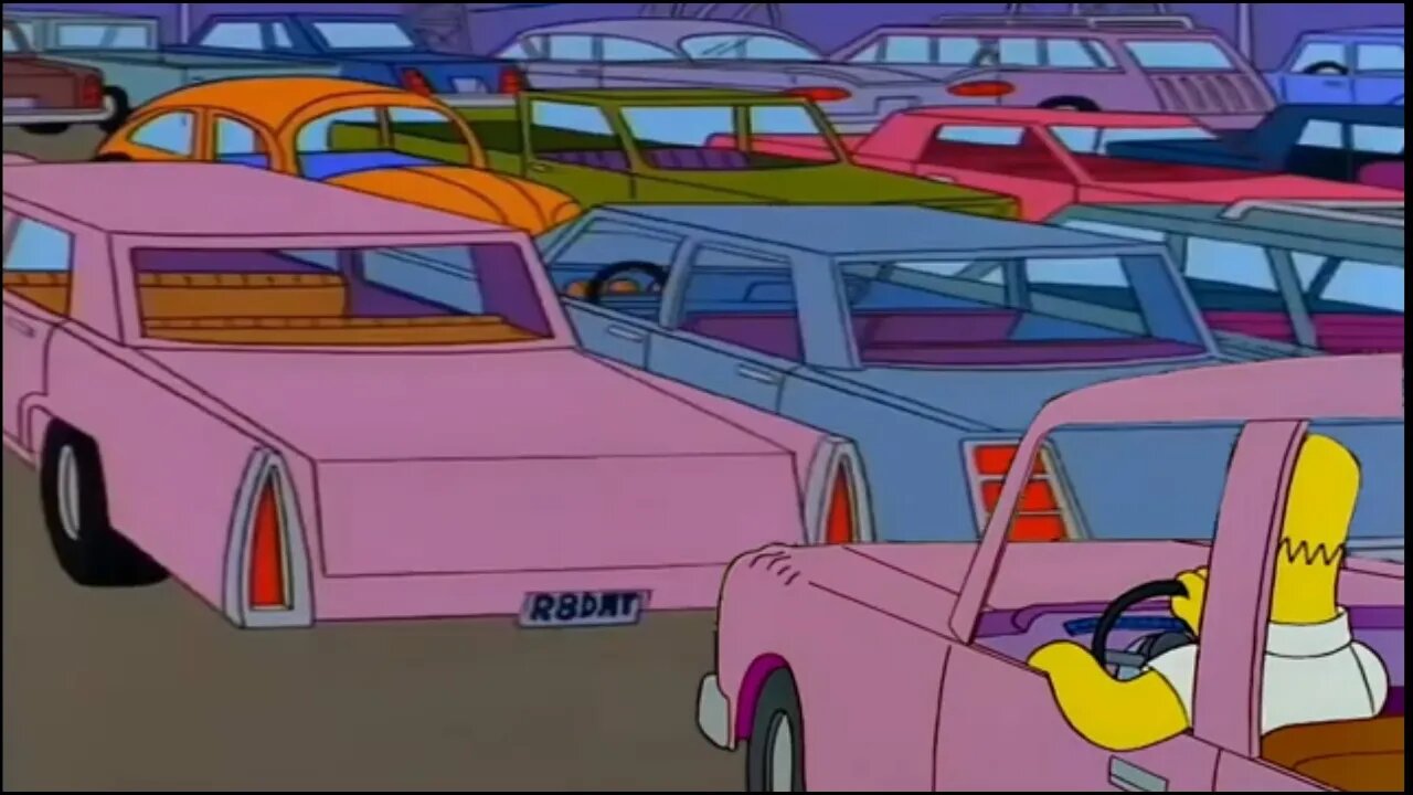 YTP: Homer versus his own car