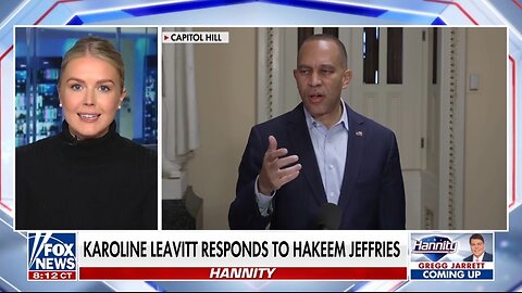 Karoline Leavitt FIRES BACK At Hakeem Jeffries Nasty Comments