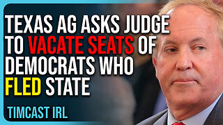 Texas AG Asks Judge To VACATE Seats of Democrats Who FLED State Over Redistricting