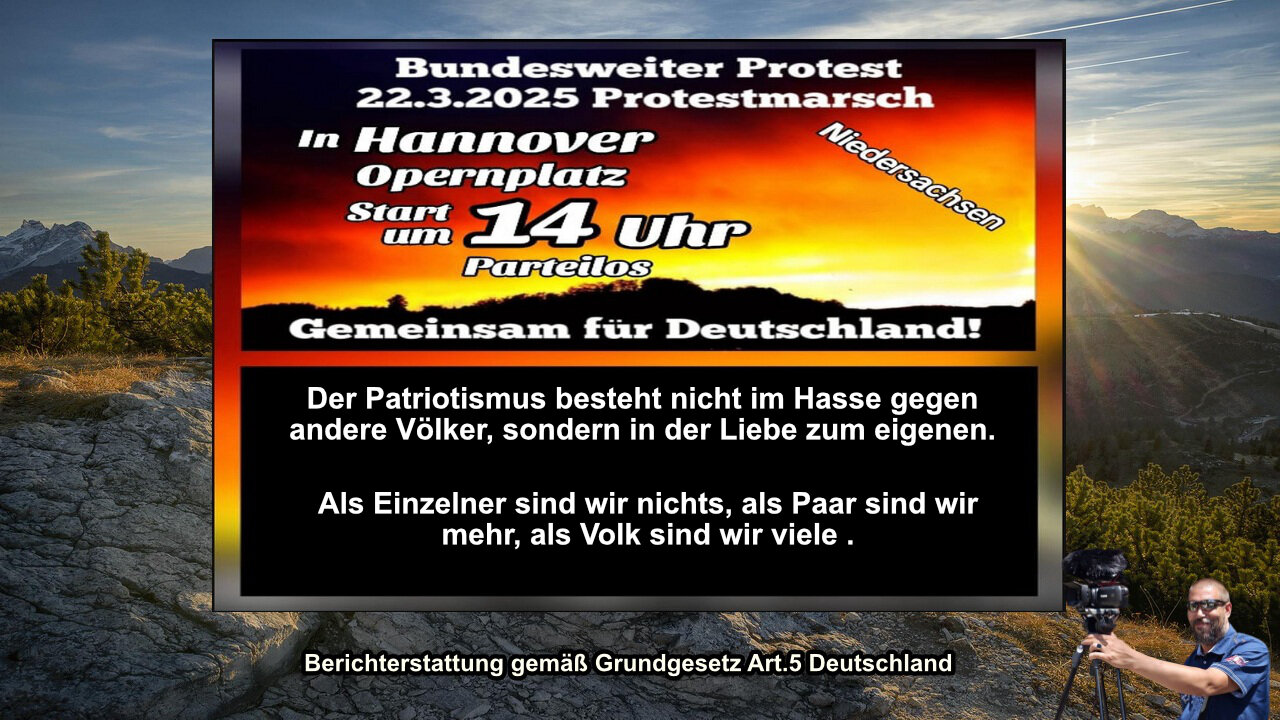 Live stream from HANNOVER 22.3.2025