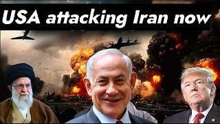 Breaking the news, USA attacking Iran now