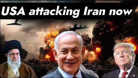 Breaking the news, USA attacking Iran now