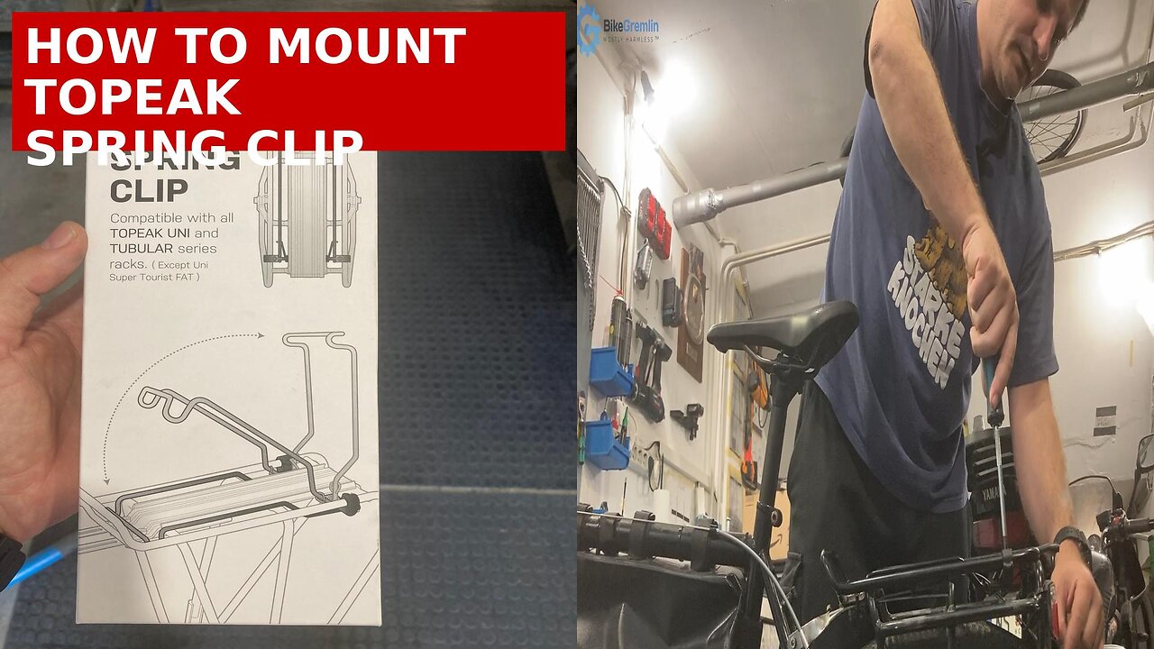 How to mount Topeak Spring Clip