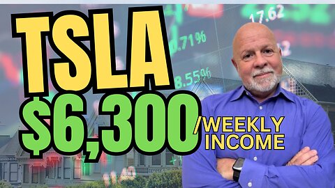Covered Calls with TSLA Makes $6300 in income for the week
