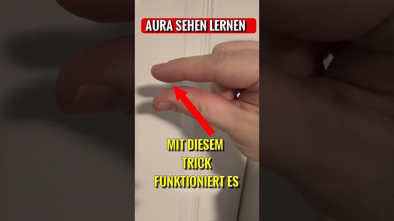 Mit diesem einfachen Trick kannst du deine eigene Aura sehen