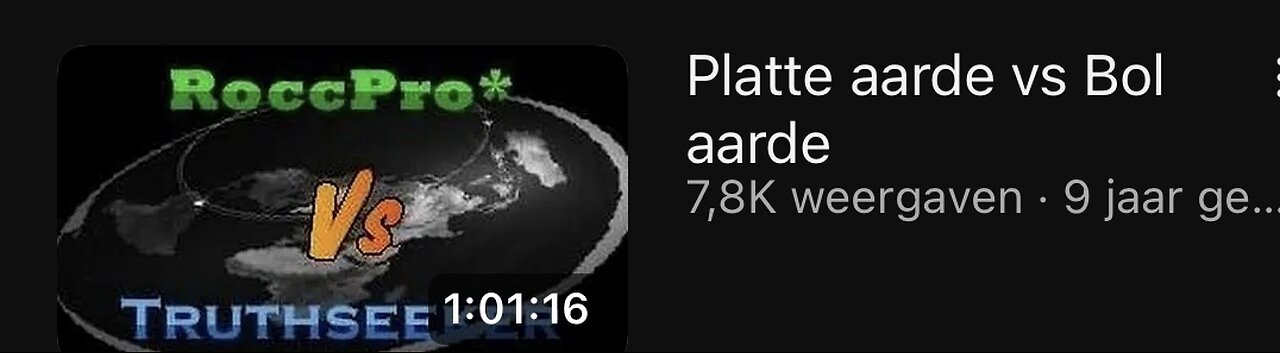 Platte aarde vs wereldbol