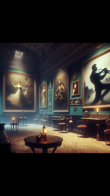 Haunted Gallery: Secrets Unveiled Through Living Portraits!#horrorstories