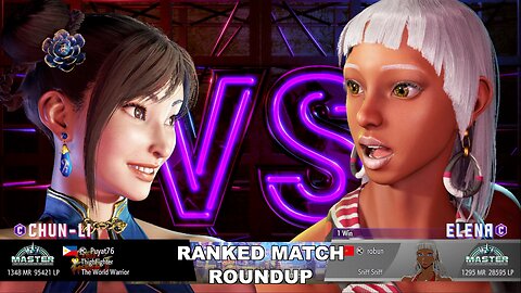 Kuya Kalbo SF6 Ranked Roundup. Chun Li Master Rank [Hori Fight Stick]