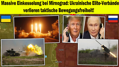 🔥 Front-Schock: Elite-Ukrainer im Mirnograd-Kessel⚠️ Größte Einkesselung des Krieges!🚨 Ukraine Krieg