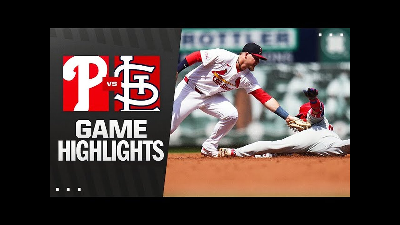 Phillies vs. Cardinals Game Highlights (4/13/25) | MLB Highlights