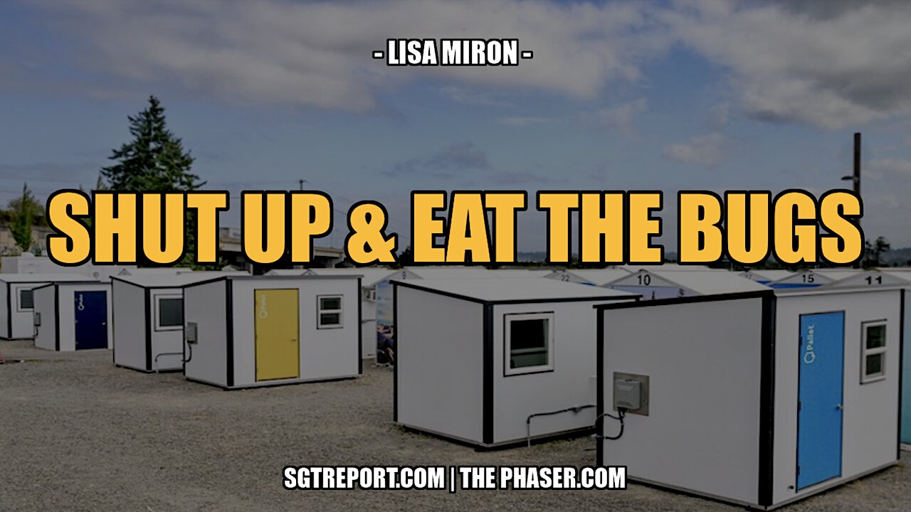 SHUT UP & EAT THE BUGS -- Lisa Miron