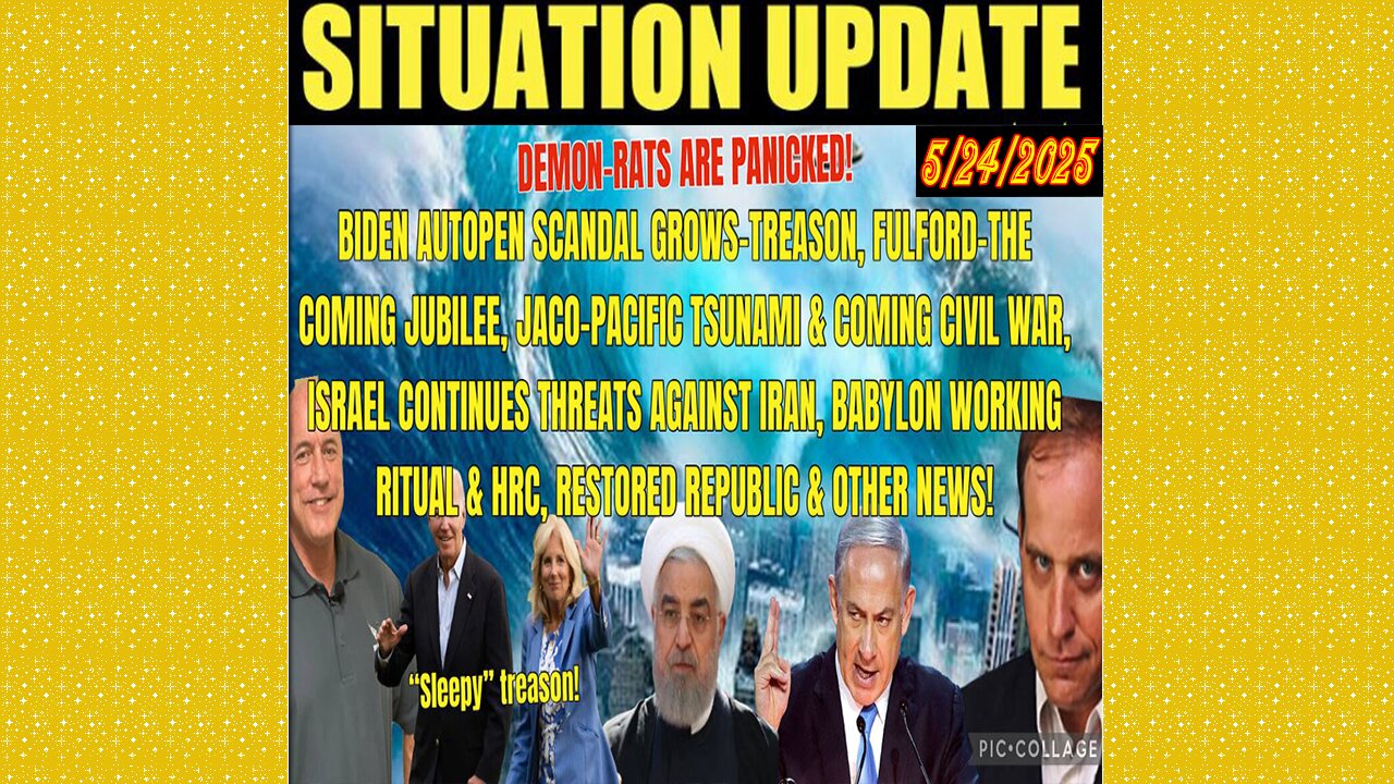 SG Anon. Juan O Savin ~ Situation Update 5/24/25 ~ Restored Republic > Judy Byington- Q+ White Hats