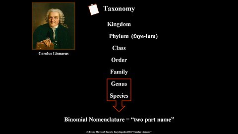 Binomial Nomenclature "Two-Part Name"