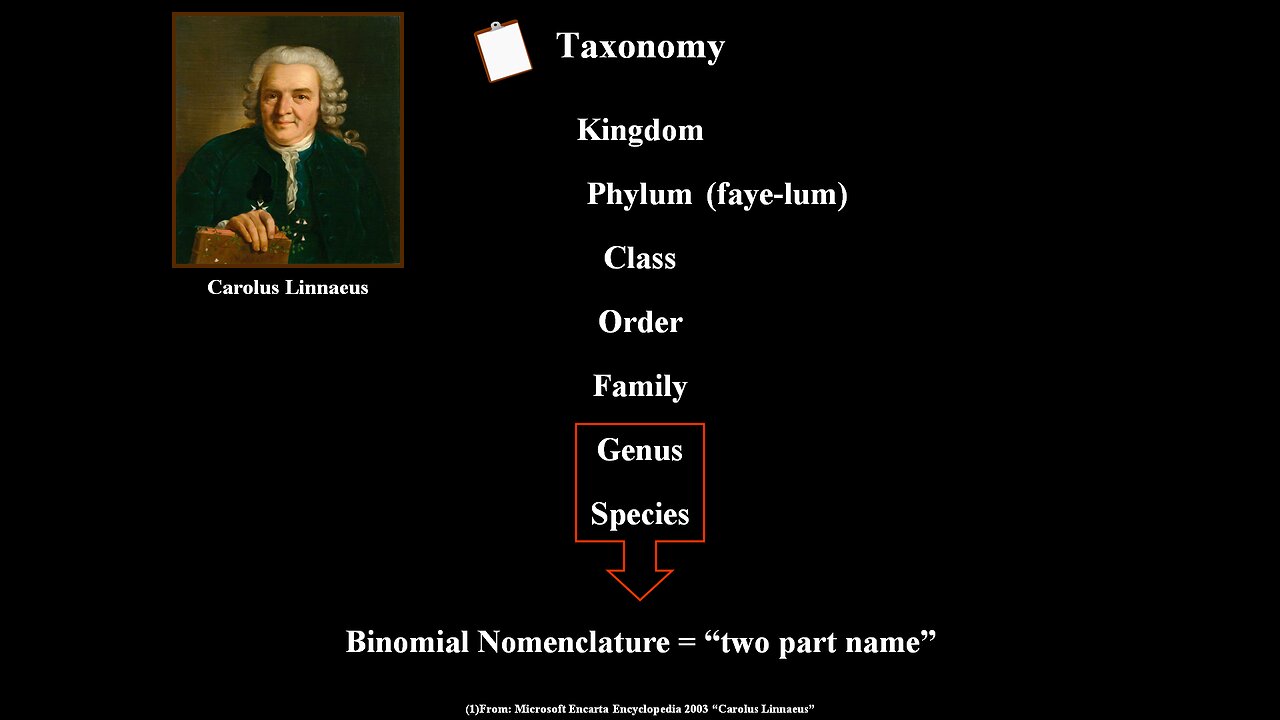 Binomial Nomenclature "Two-Part Name"