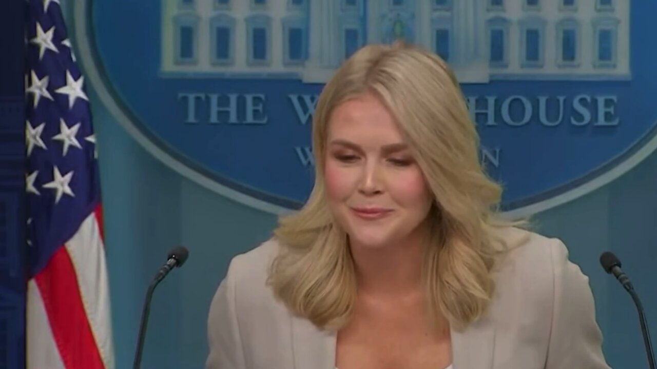 BREAKING NEWS🚨 Karoline Leavitt, 27, our great Press Secretary speaks.