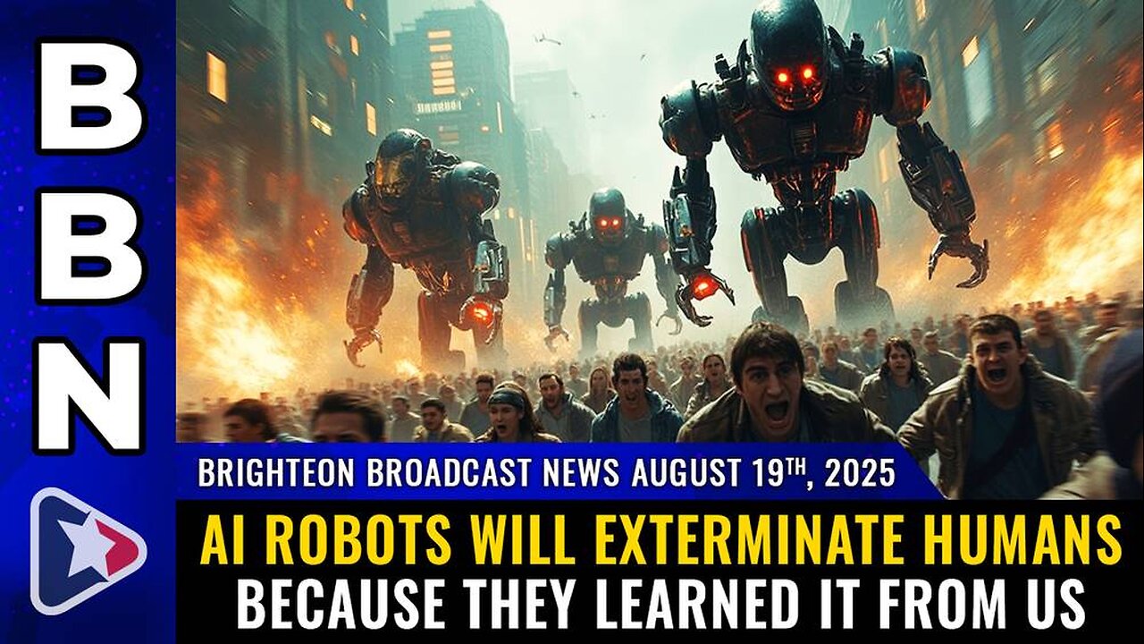 AI robots will exterminate humans because THEY LEARNED IT FROM US