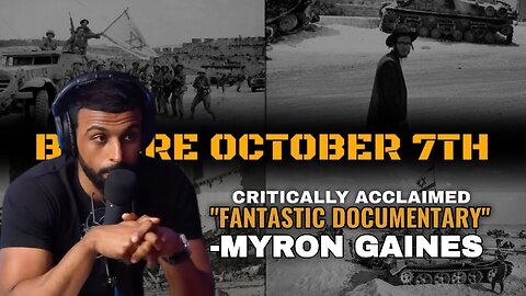 Myron Gaines calls 'Before October 7th' a "fantastic documentary" @myrongainesx