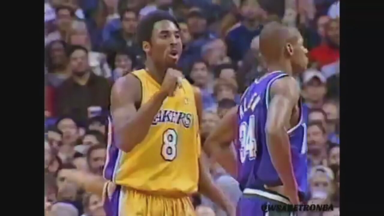 Kobe Bryant 25 Points 6 Ast Vs. Bucks, 2000-01.