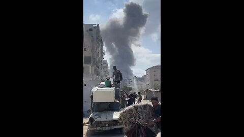 ❗️All day long, the Israeli Air Force has been attacking Gaza City at the same time as