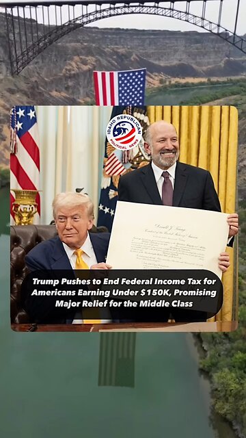 Trump to End Income Tax on Americans Earning less