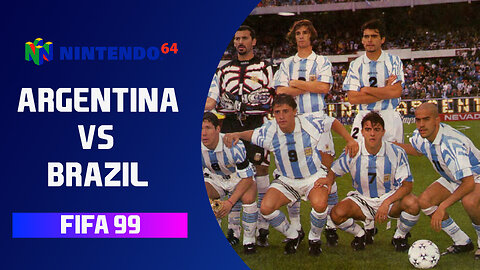 ¡FIFA 99 | ARGENTINA VS BRAZIL!