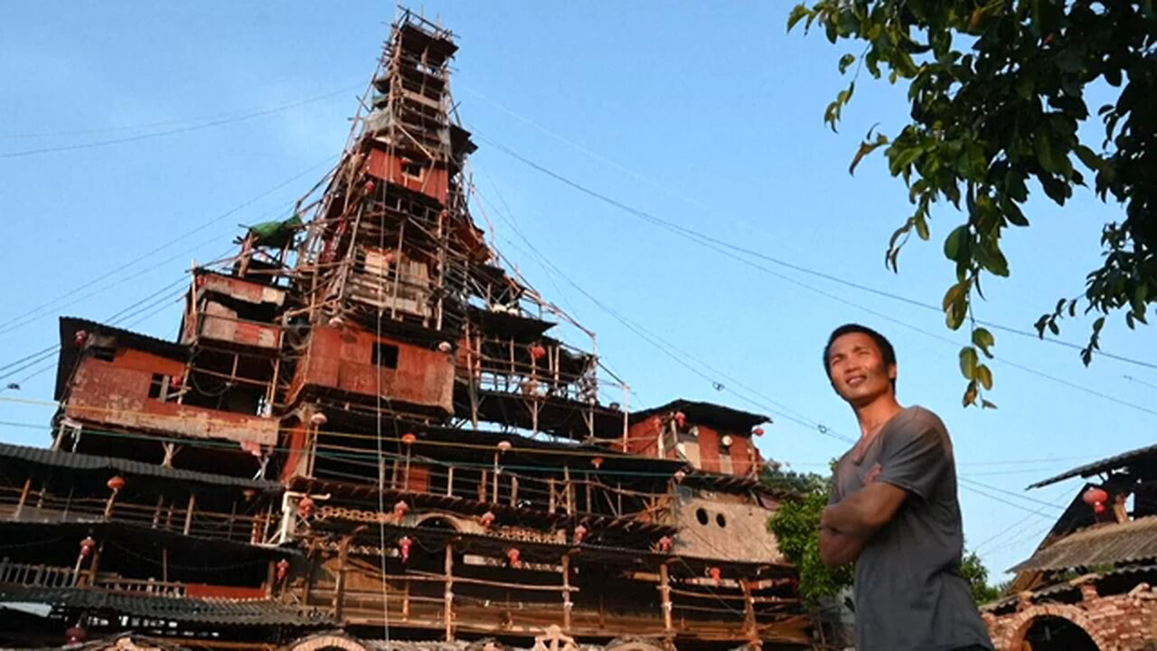 Chinese man defies demolition orders to build madcap rural home