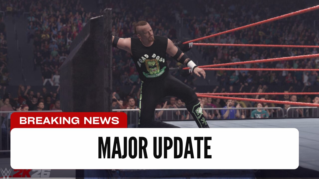 WWE 2k26 Update: New Match Types, New Usable Objects