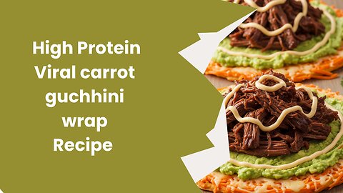 High protein|viral carrot wrap|easy breakfast recipes|keto diet| keto|healthy food