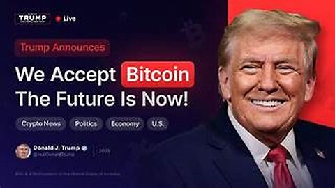 LIVE: Trump Announces Important News About Crypto! This Speech Will Change the Crypto Industry