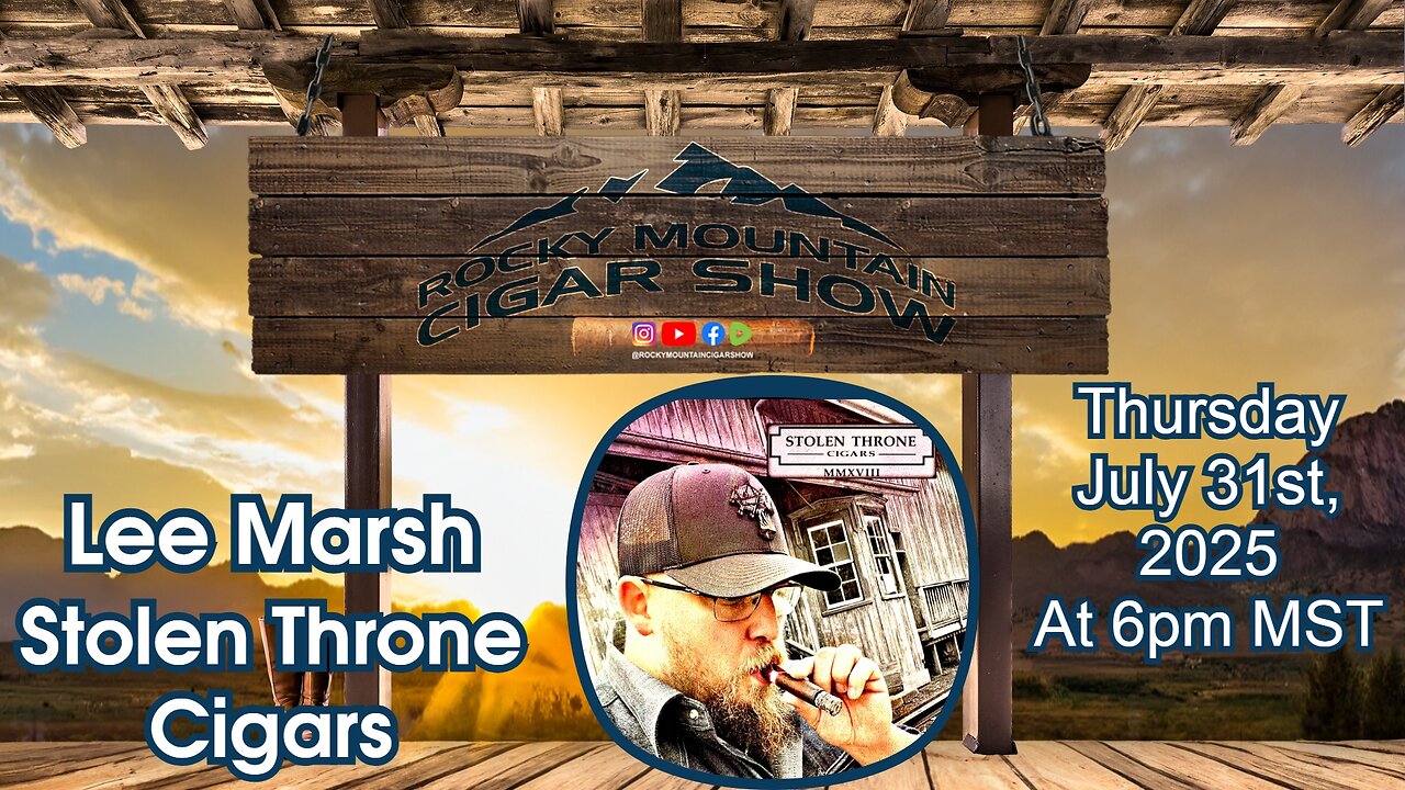 Episode 173: Lee Marsh , Stolen Throne Cigars, on the show this week.
