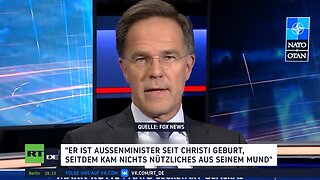 Heiligsprechung? Rutte über Lawrow: "Er ist Außenminister seit Christi Geburt"