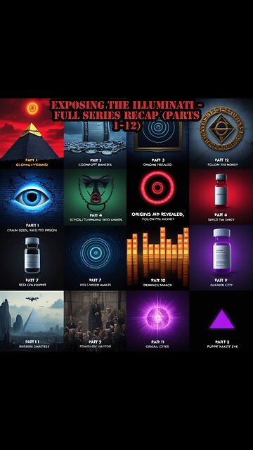 EXPOSING THE ILLUMINATI - FULL SERIES RECAP (Parts 1-12)