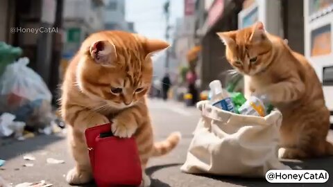 Mama Cat and Kitten Return a Lost Wallet A Heartwarming Story of Kindness and Gratitude