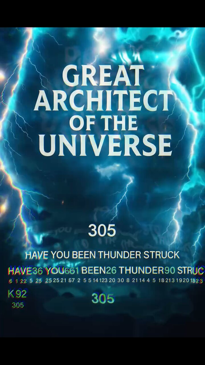 Great Architect Of The Universe=305