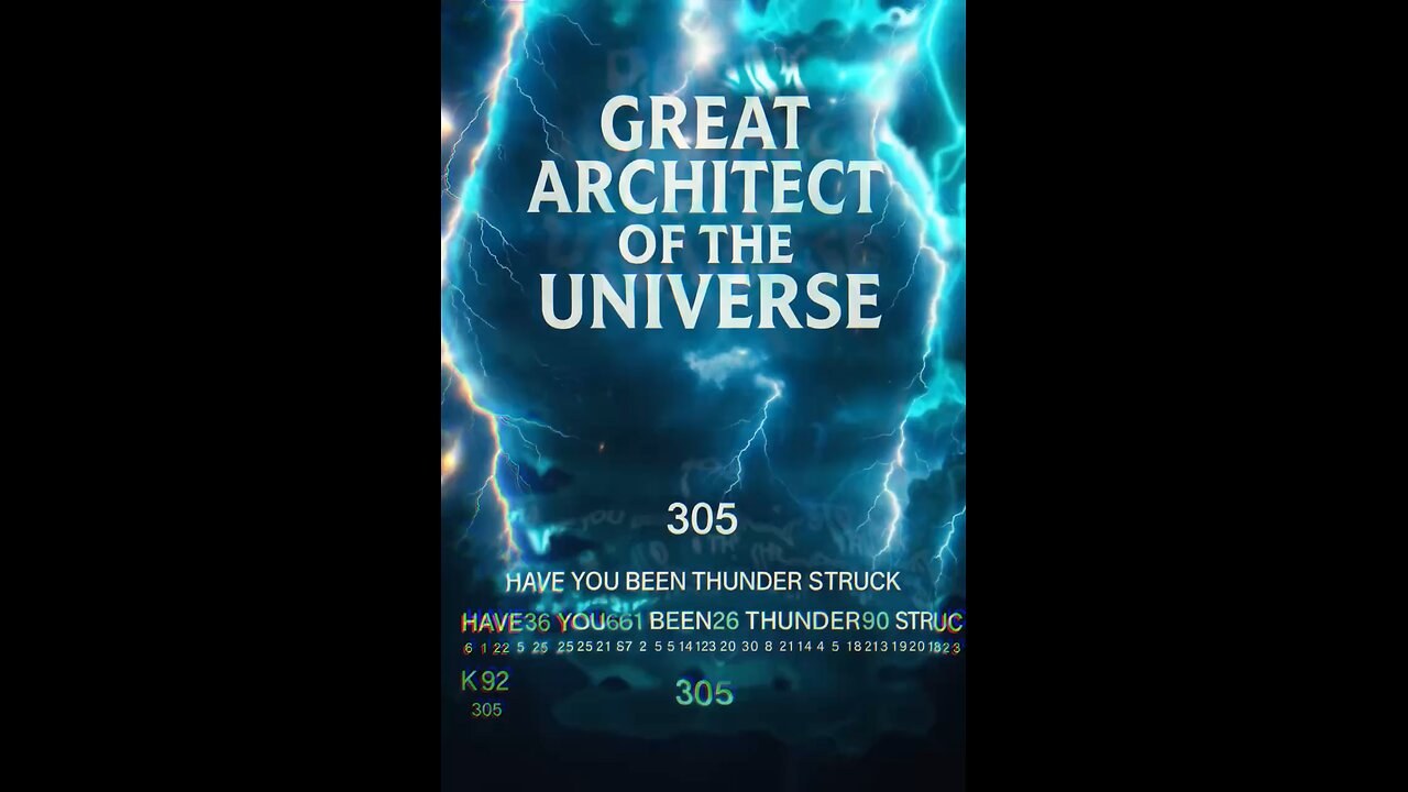 Great Architect Of The Universe=305