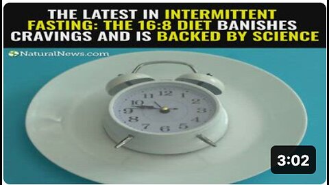 "16-8 Intermittent Fasting: Science-Backed Diet Eliminates Cravings"