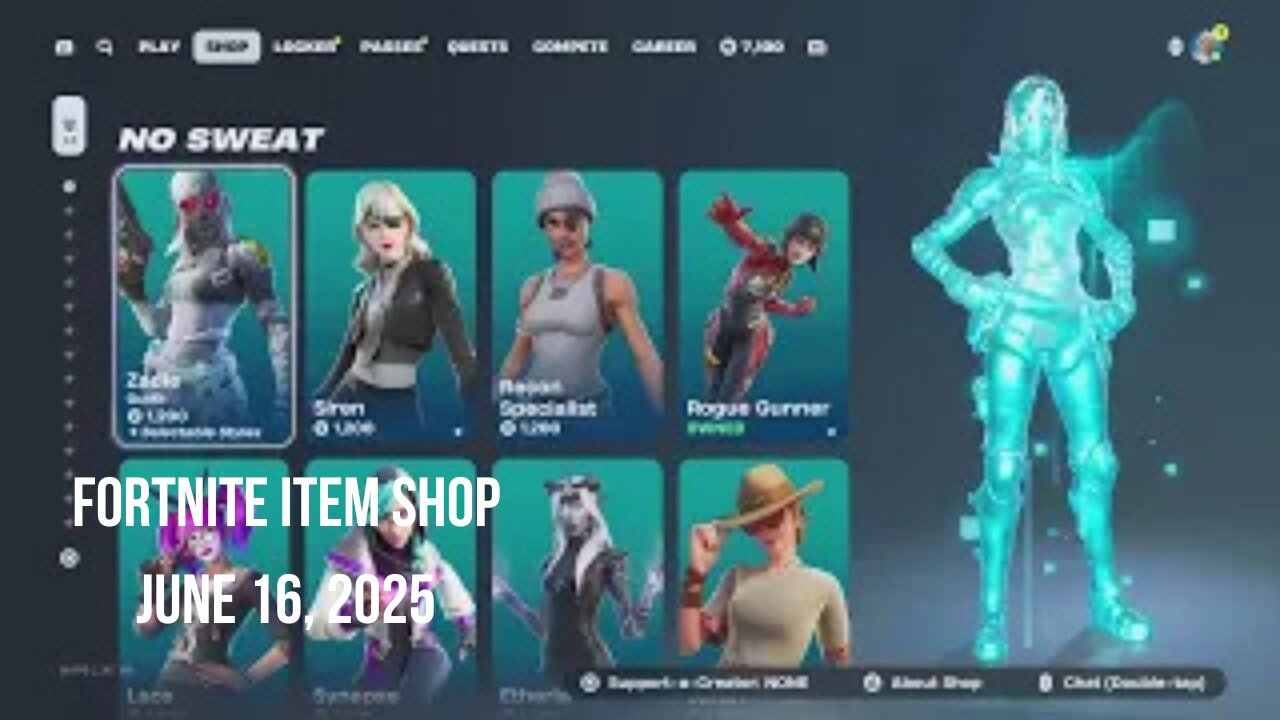 Fortnite Item Shop|June 16, 2025